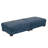 Maelina Upholstered Navy Square Corduroy Ottoman with Solid Wood Legs, Ottoman Modular Part For Sectional Sofa-697625580