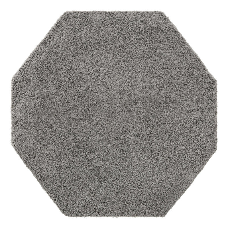 Tapis Santosha à poils longs, Octogone 7 pi 10 po x 7 pi 10 po