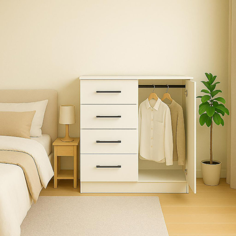 Commode Robin en blanc