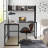 L-Shaped Metal Base Computer Desk-75185449