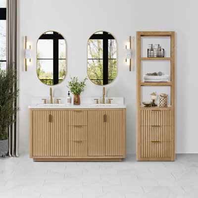 Armoire à linge sur pied Adela