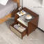 Alaster 43cm W Wicker / Rattan Bedside Table