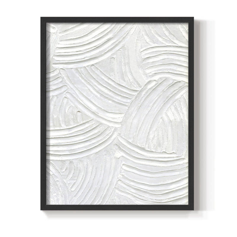 Sandstone Grooves I, reproduction encadrée - bois massif, Noir, H 28 po x l 22 po