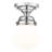 Jeshia Glass Flush Mount-607348612