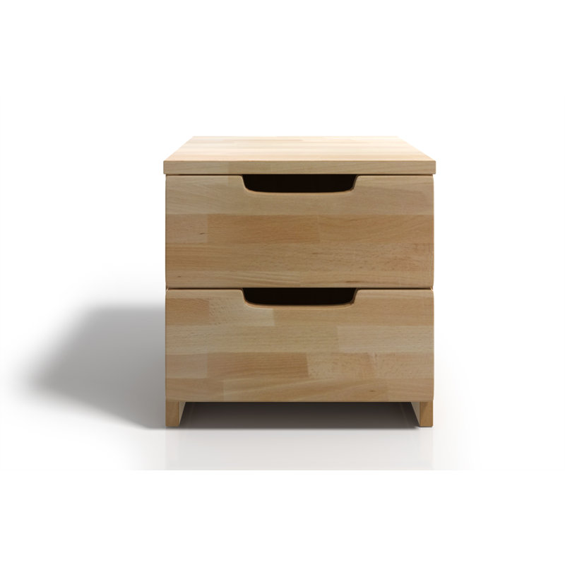 Ventura 40cm W Solid Wood Bedside Table