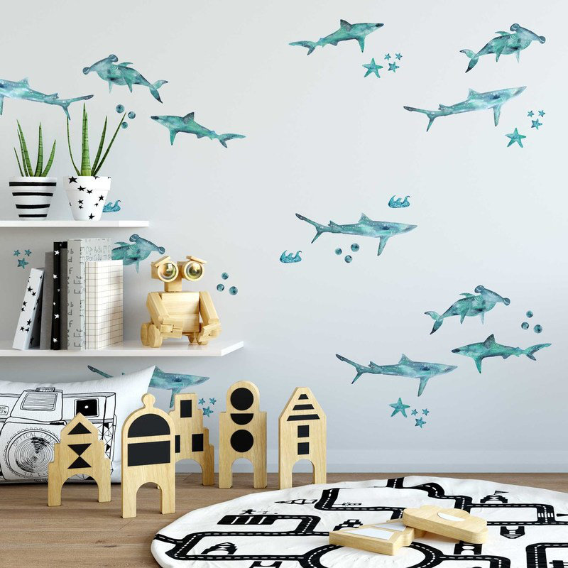 Nautical & Beach Wall Decal, Teal