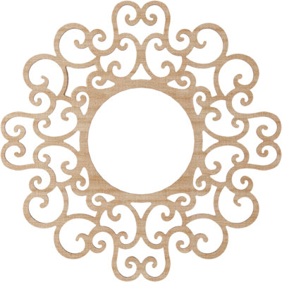 Médaillon de plafond 22 po x 22 po x 8 3/8 po x P 1/4 po Reims