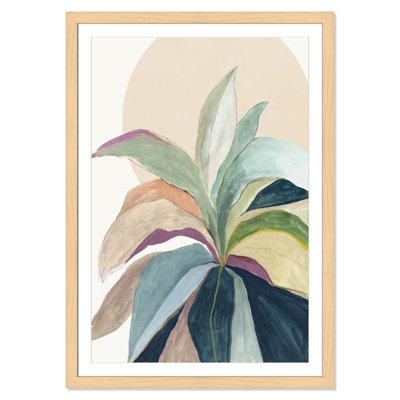 Sherbrooke Sunny Bright Leaves II Framed On Paper by Asia Jensen Print