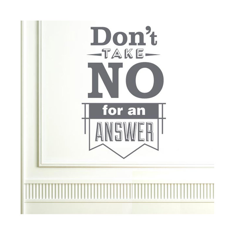 Wall Decal, Grey, Large