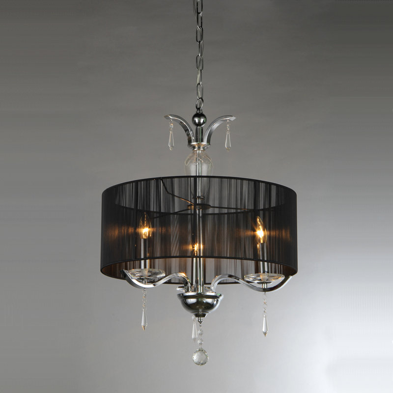 Lustree tambour 2 lumières de style bougie Vandorn