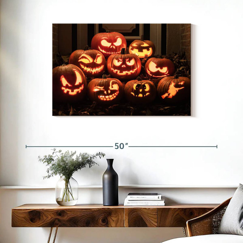 Velours Lelend Jack O Lantern, H 24 po x l 36 po
