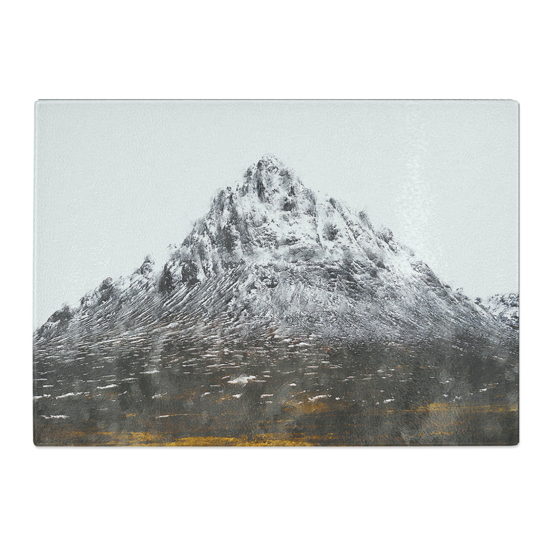 Tempered Glass Mountain in Scotland Chopping Board