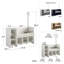 Banc de rangement pour 6 paires de chaussures