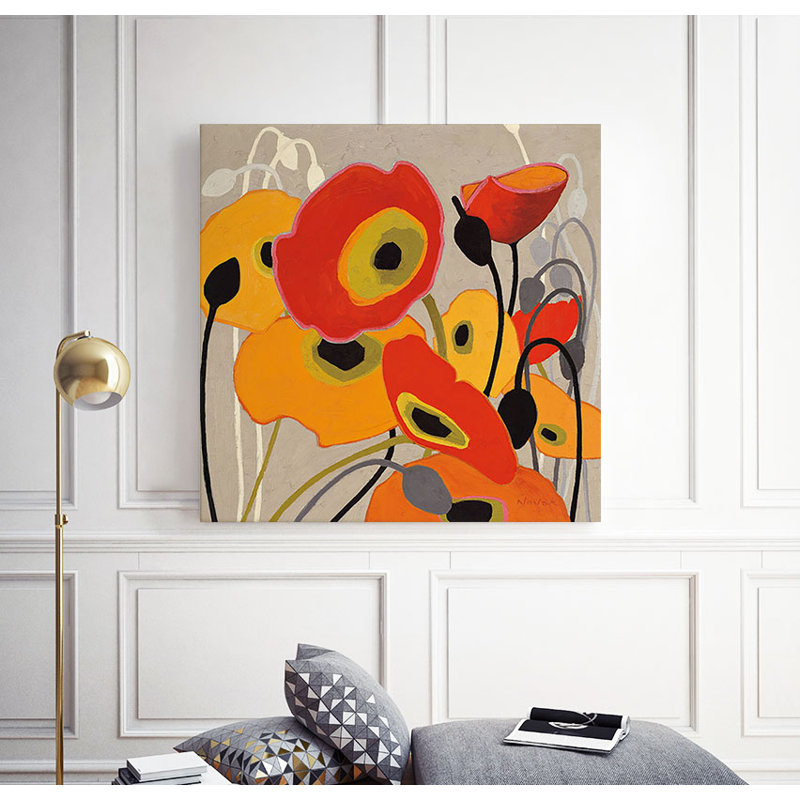 « mango tango », reproduction de peinture à l’acrylique sur toile, H 30 po x l 30 po x P 2 po