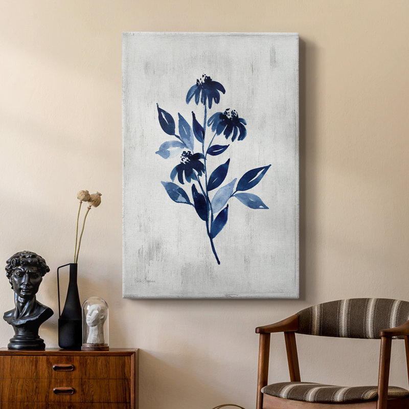 Wild Indigo I - galerie sur mesure, H 48 po x l 32 po