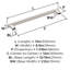 Bronx 12" Centre to Centre Appliance Pull-92144809