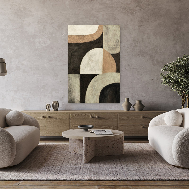 Art contemporain contemporain abstrait, H 48 po x l 32 po