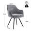 Chaise de salle à manger pivotante-1042137948