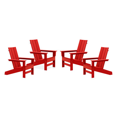 Chaise Adirondack en PEHD toutes saisons Ratcliff