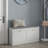 Upholstered Bench with 2 Flip Drawers