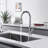 Stilleto Collection High-Arc Single Handle Kitchen/Bar Faucet with 2-Function Pull-Down Spout Sprayer - Chrome Polished-36865997