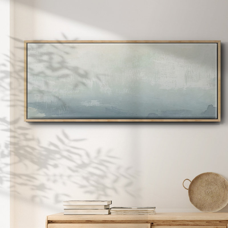 Tone Scape I- Framed Canvas, 24" H x 60" W