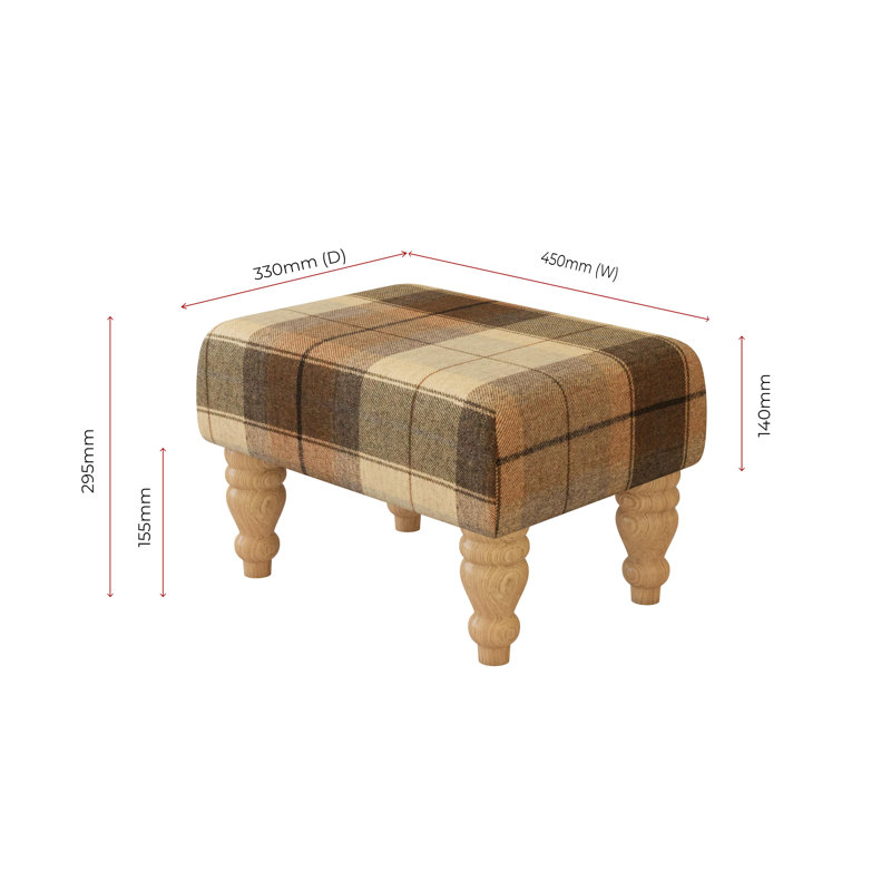 Manufactured Wood Accent Stool, Natural