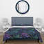 Ensemble de housse de couette Bamboo Twilight Green & Purple Tropical Pattern - Tropical-2039452895