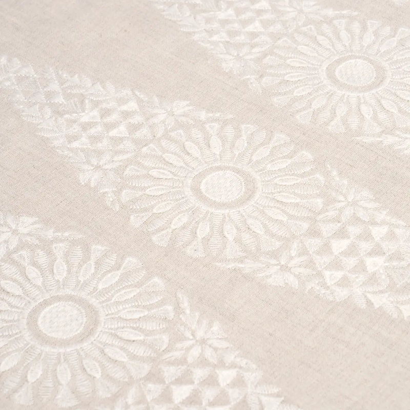 Tissu de broderie Tasmin, Vert