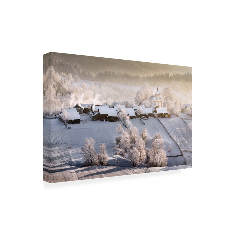 Bolog Sorin Onisor A Winter Tale Canvas Art, 16" H x 24" W