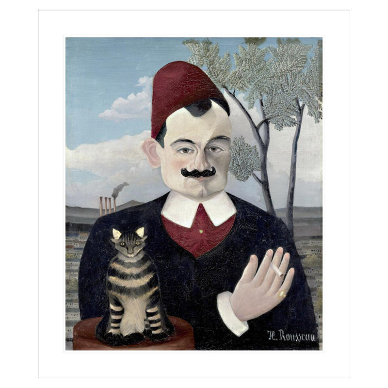 «Portrait of Monsieur X (Pierre Loti)» par Henri Rousseau, impression giclée encadrée, H 39,17 po x l 33,5 po