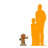 Small Boy Gingerbread Cookie Over Sized Statue