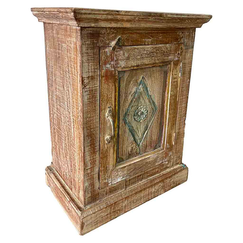 Adalbert 45cm W Solid Wood Bedside Table