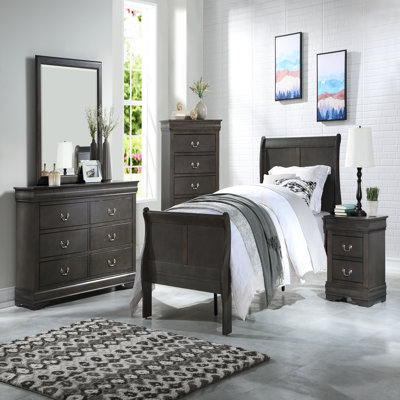 Louis Philippe 4 PCS Bedroom Set