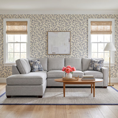 Ellora Two-Piece Bumper Sectional With Sleeper