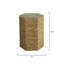 Peninsula Glass End Table