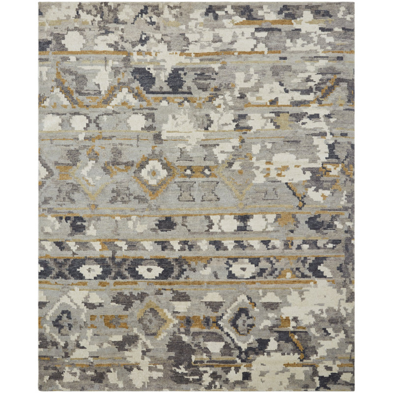 Mesa Mirage Hand Knotted Area Rug, Rectangle 9' x 12'