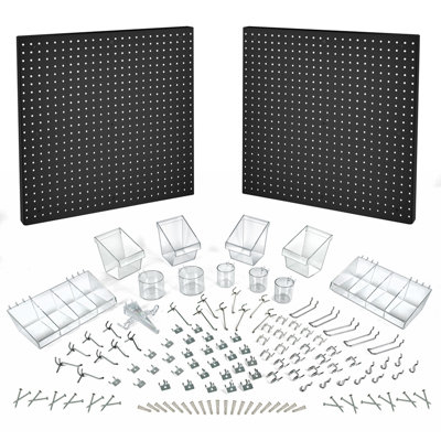 Ensemble de 125 panneaux perforés (2 à 24 po x 24 po)