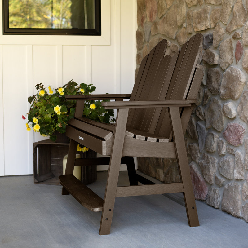 Banc d'extérieur 4 pi Cadha, Gland de chêne vieilli