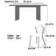 Vintage cream style sintered stone dining table-110101215