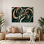 «Biomorphic Abstraction 90», art mural en métal vert