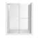 56"-60" W x 76" H Double Sliding Frameless Shower Door with Soft-Closing and Clear Tempered Glass