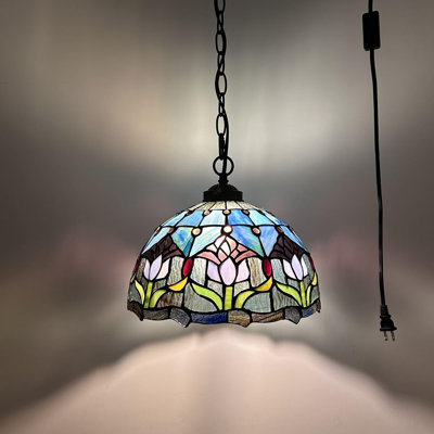 Luminaire suspendu en bronze 1 lumière Wicke