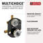 Valve de dérivation de douche Multichoice® Universal