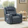 Winslow Dual Motor Genuine Leather Power Recliner With Power Headrest and Cup Holders