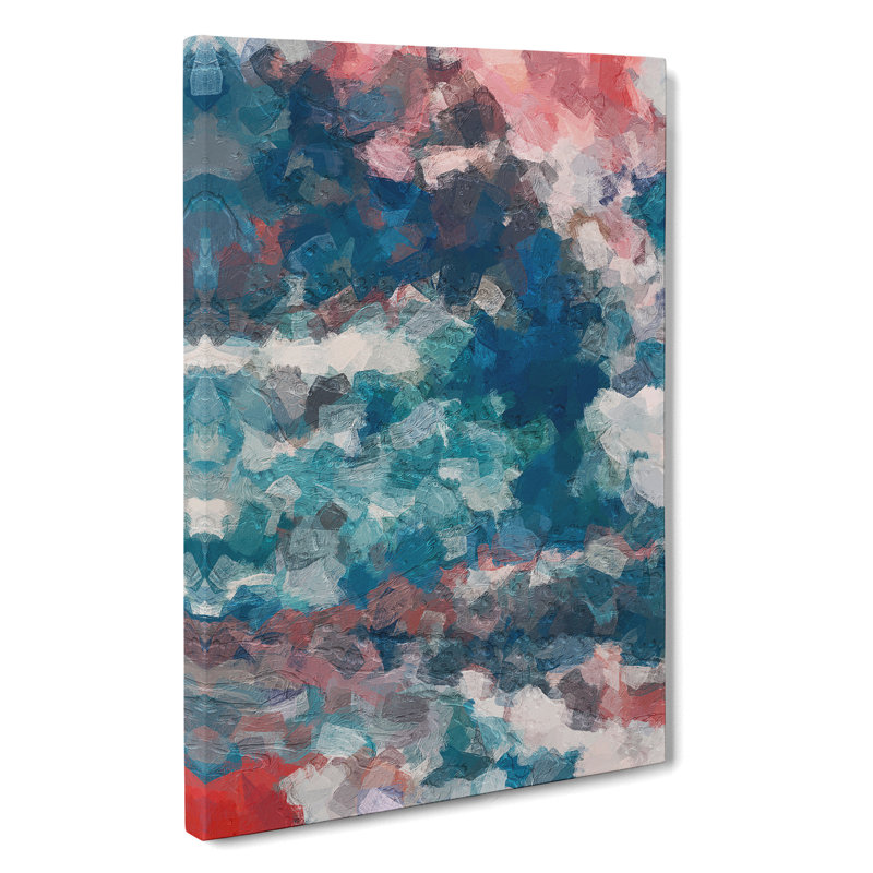 XC1022-158X A Stranger Abstract - Wrapped Canvas Print, 60cm H x 40cm W x 3cm D