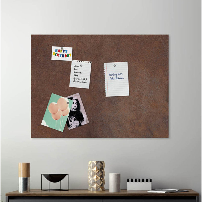 Magnetic Glass Photo Memo Board