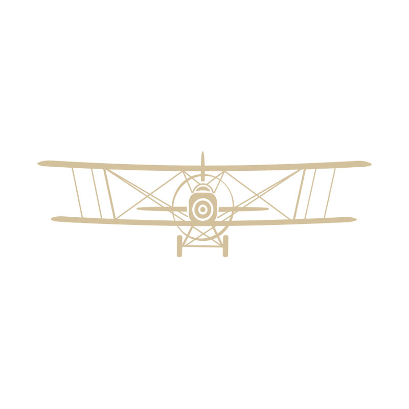 Décalcomanie murale chambre Airplane, Beige