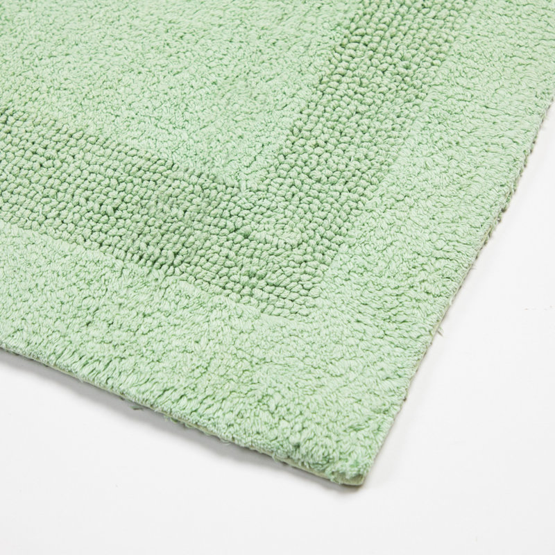 Tapis pour salle de bain Provence, L 20 po x L 32 po, Vert