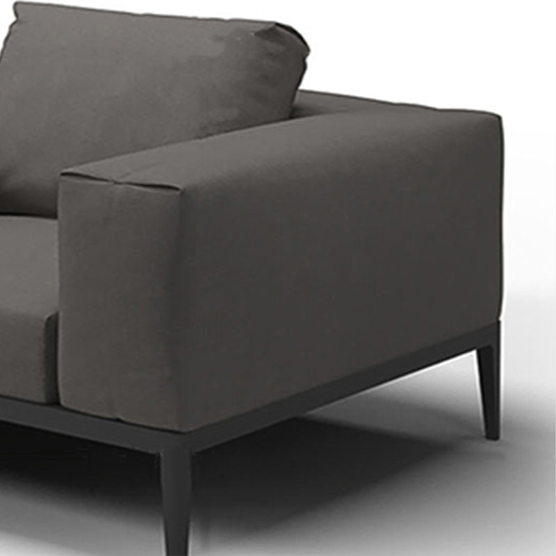 Nusaybah 62.99'' Aluminum Outdoor Loveseat